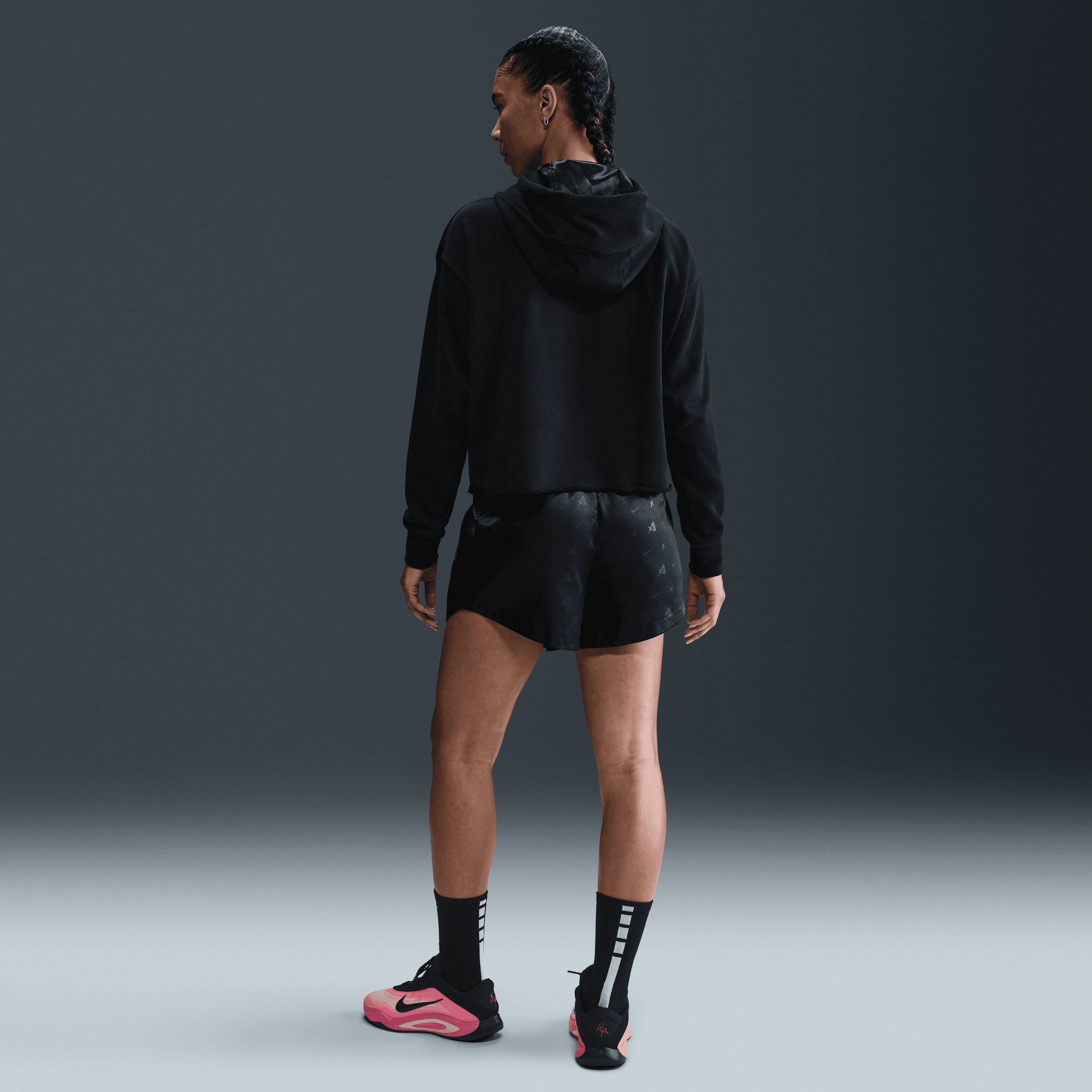 Nike A'ja Wilson Women's Oversized Cropped Basketball Hoodie