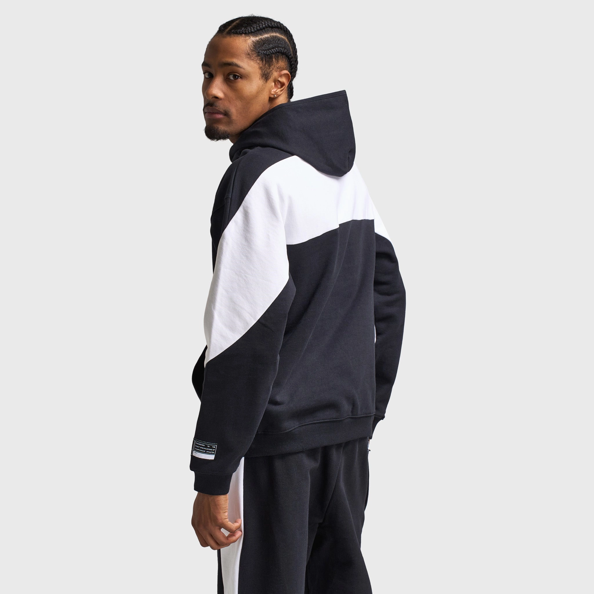 Nike Air Fleece Hoodie Black / White - White