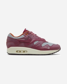 NIKE AIR MAX1 X PATTA WAVES RUSH MAROON (WITH BRACELET) -