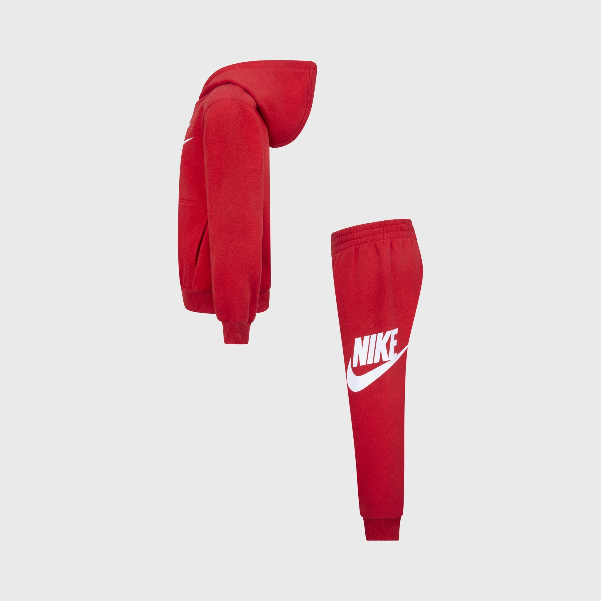 Nike Children's Club Fleece Hoodie Set / University Red