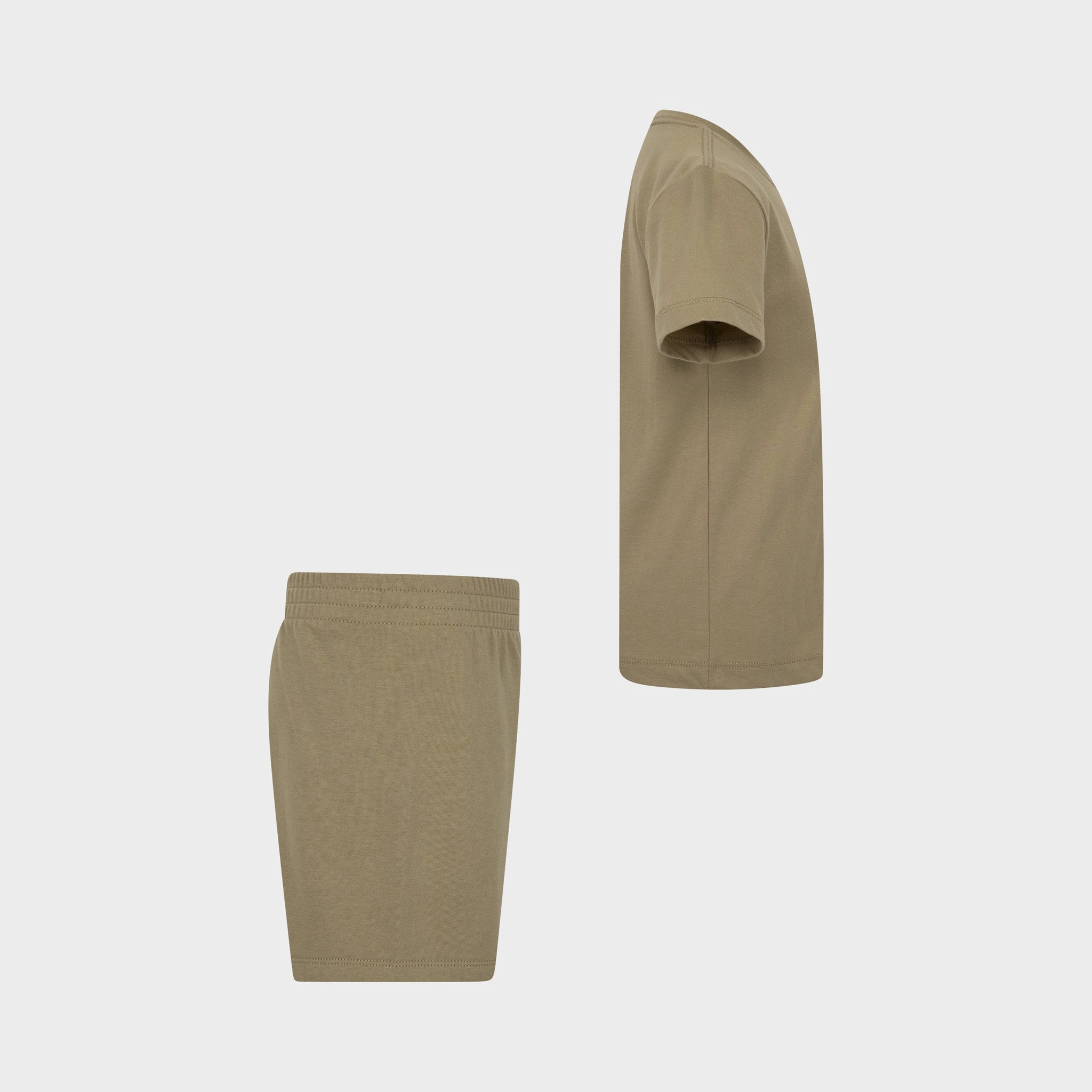 Nike Children's Club T-Shirt & Shorts Set / Parachute Beige