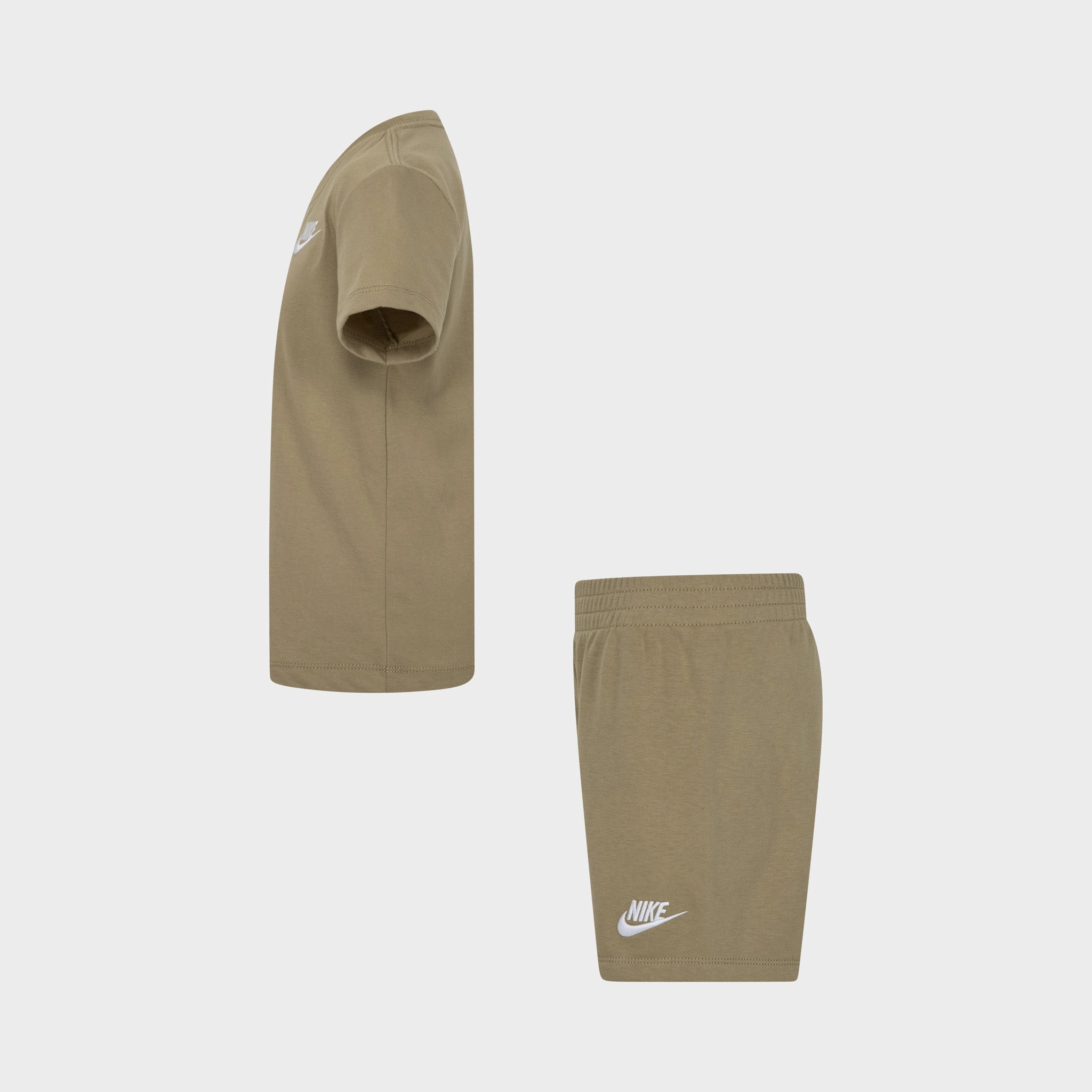 Nike Children's Club T-Shirt & Shorts Set / Parachute Beige