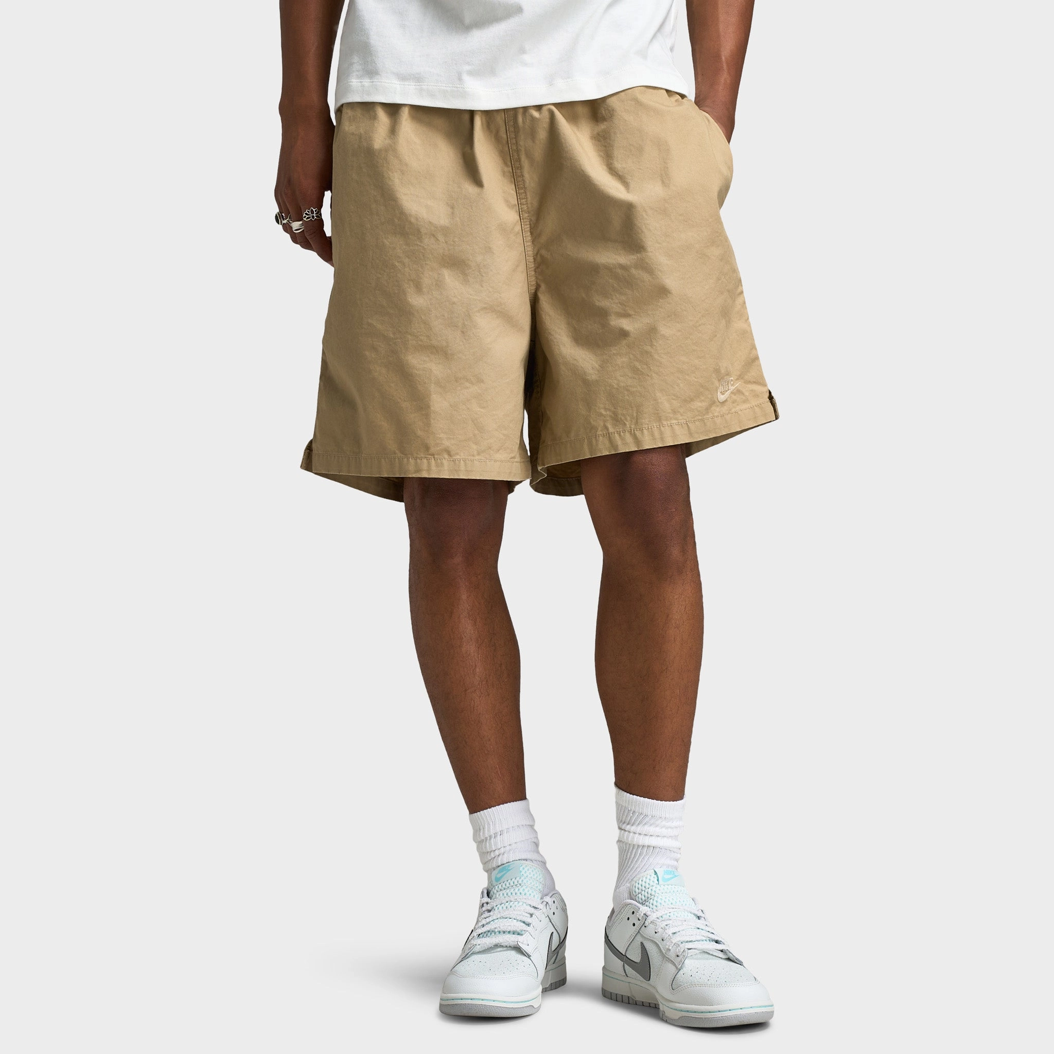 Nike Club Washed Flow Shorts Parachute Beige / Parachute Beige