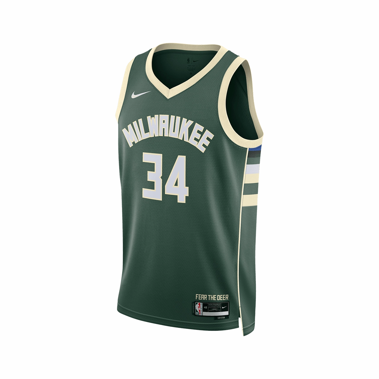 Nike Dri-FIT NBA Icon Edition Swingman Jersey - Giannis Antetokounmpo Milwaukee Bucks