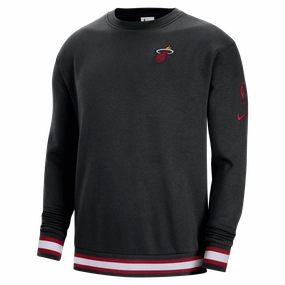 Nike Miami HEAT Courtside Fleece Sweatshirt