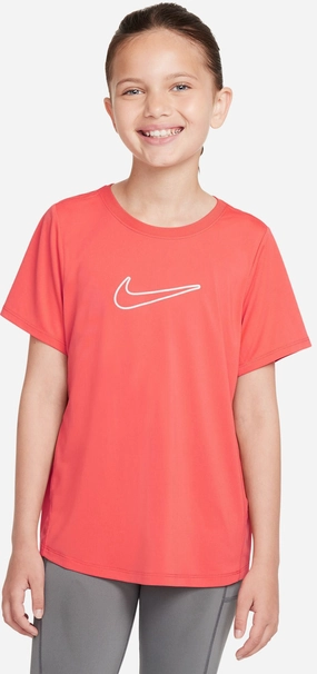 Nike One Fitted Big Kids Girls Dri-Fit Short Sleeve Top