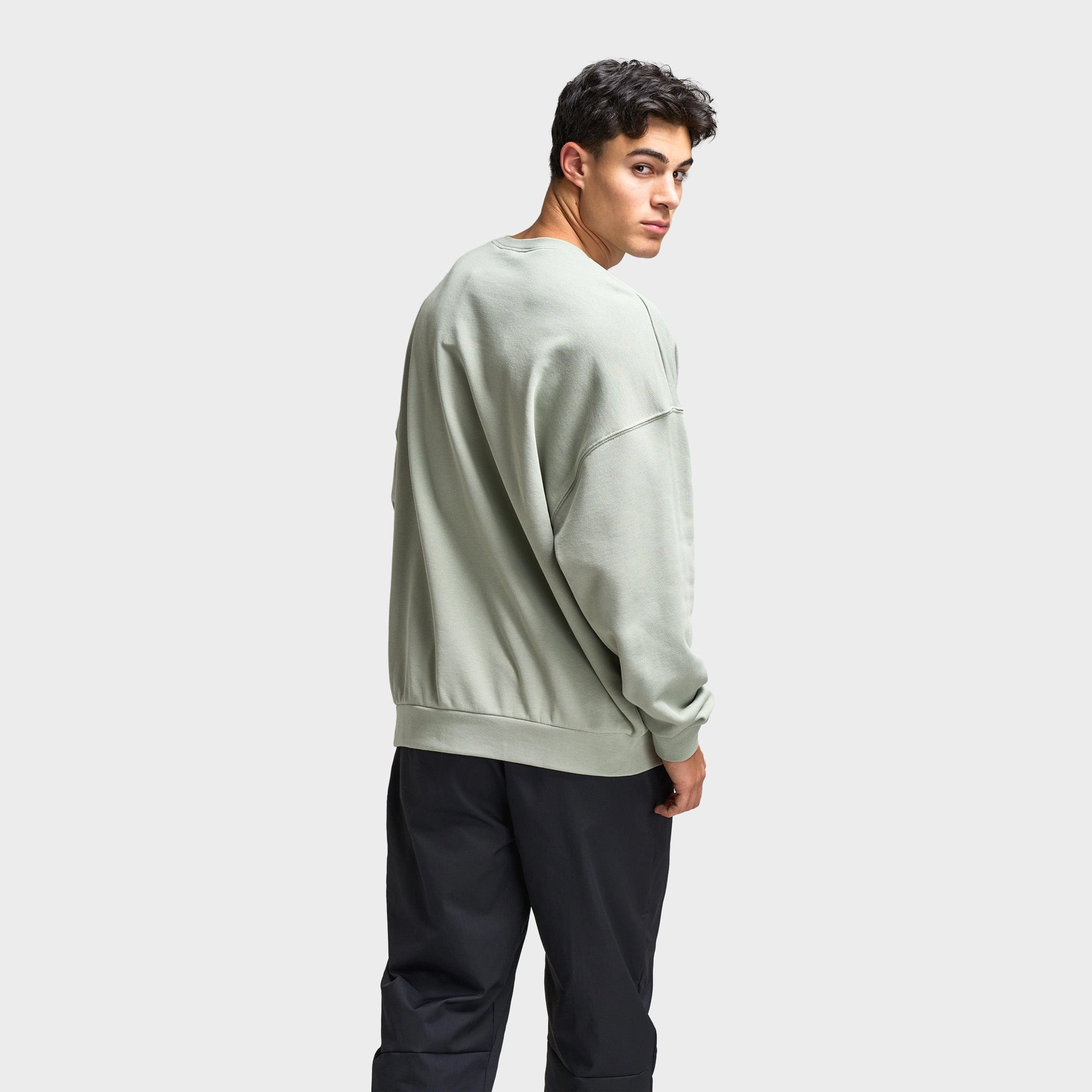 Nike Sportswear Club Fleece Oversized Crewneck Jade Horizon / White