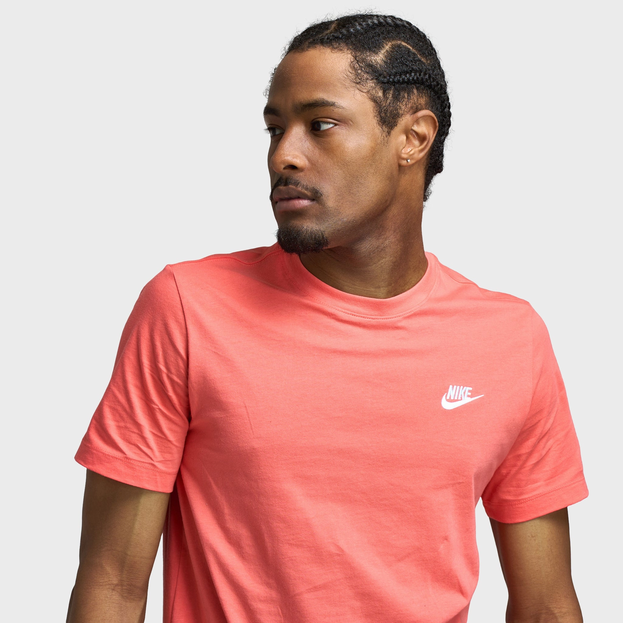 Nike Sportswear Club T-Shirt Magic Ember / White