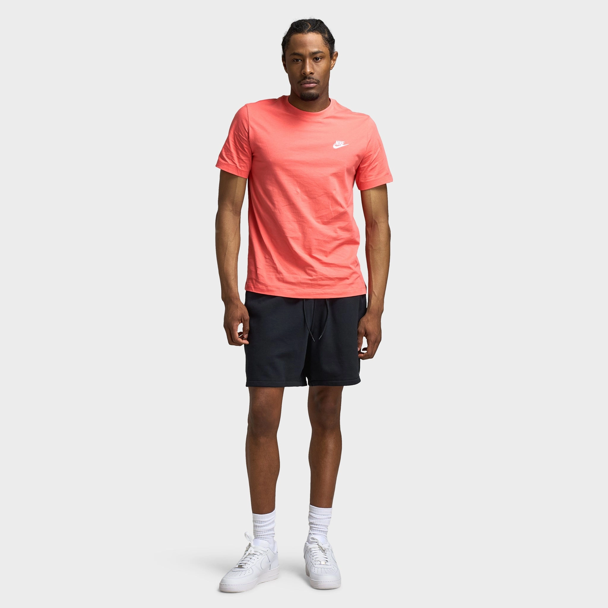 Nike Sportswear Club T-Shirt Magic Ember / White