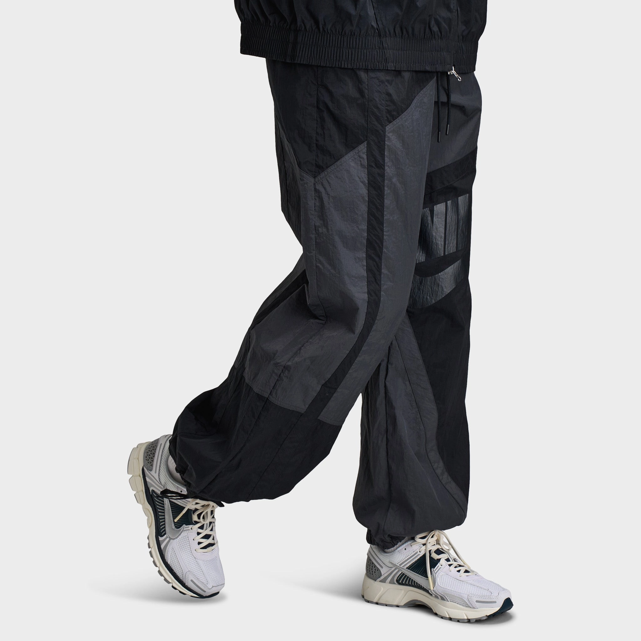 Nike Sportswear Women's Mid-Rise Loose Woven Open-Hem Pants Anthracite / Black - Black