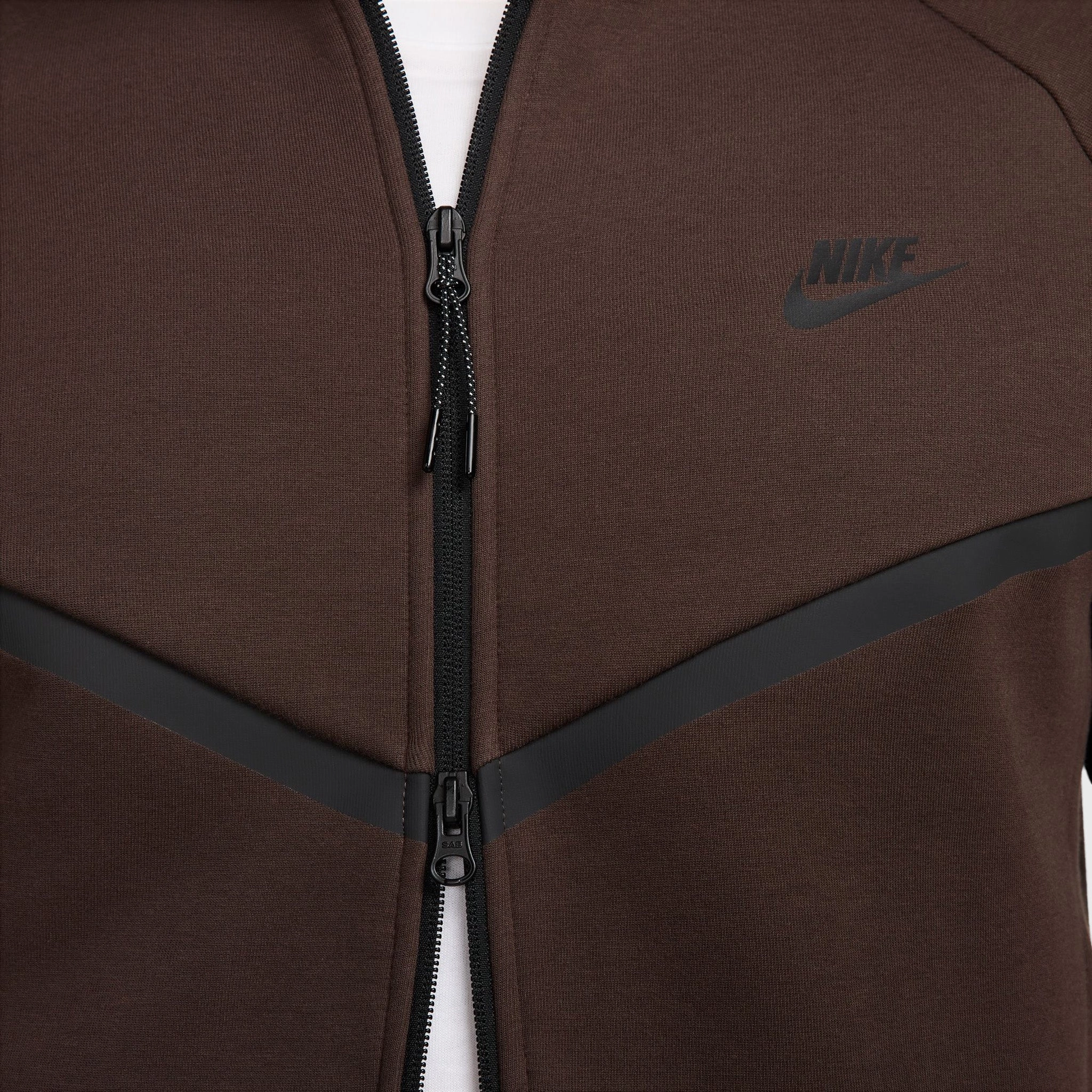 Nike Tech Fleece Full Zip Windrunner Baroque Brown / Black