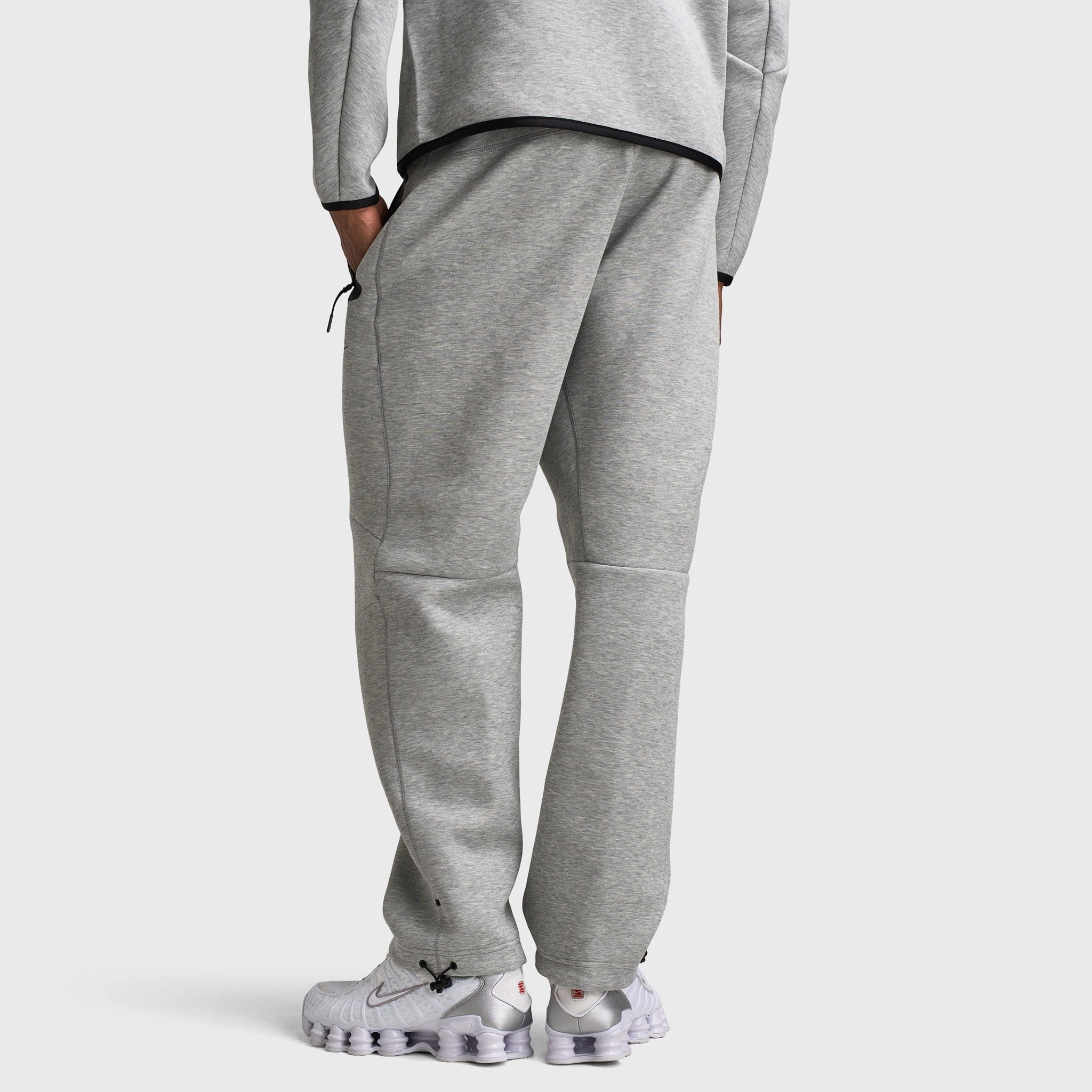 Nike Tech Fleece Open Hem Joggers Dark Heather Grey / Black