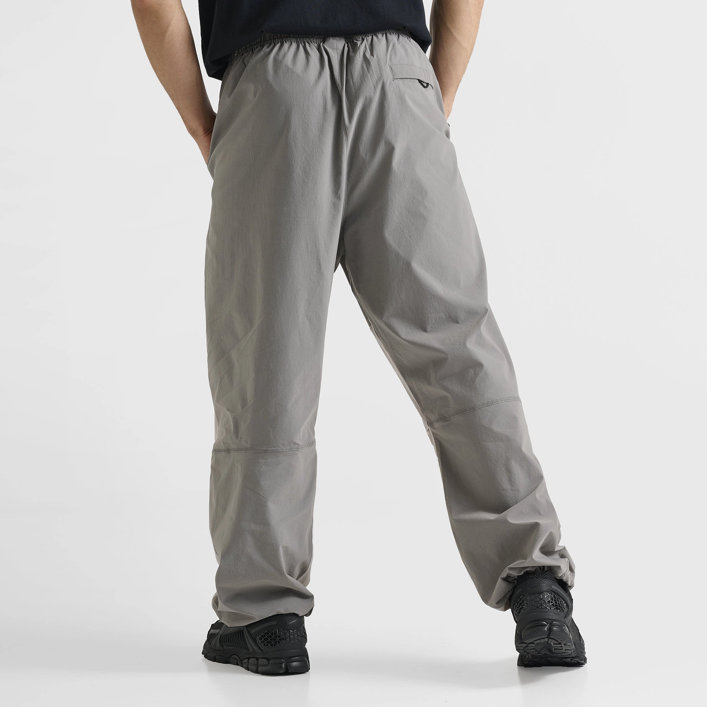 Nike Tech Woven Oversized Pants Flat Pewter / Lt Iron Ore - Black