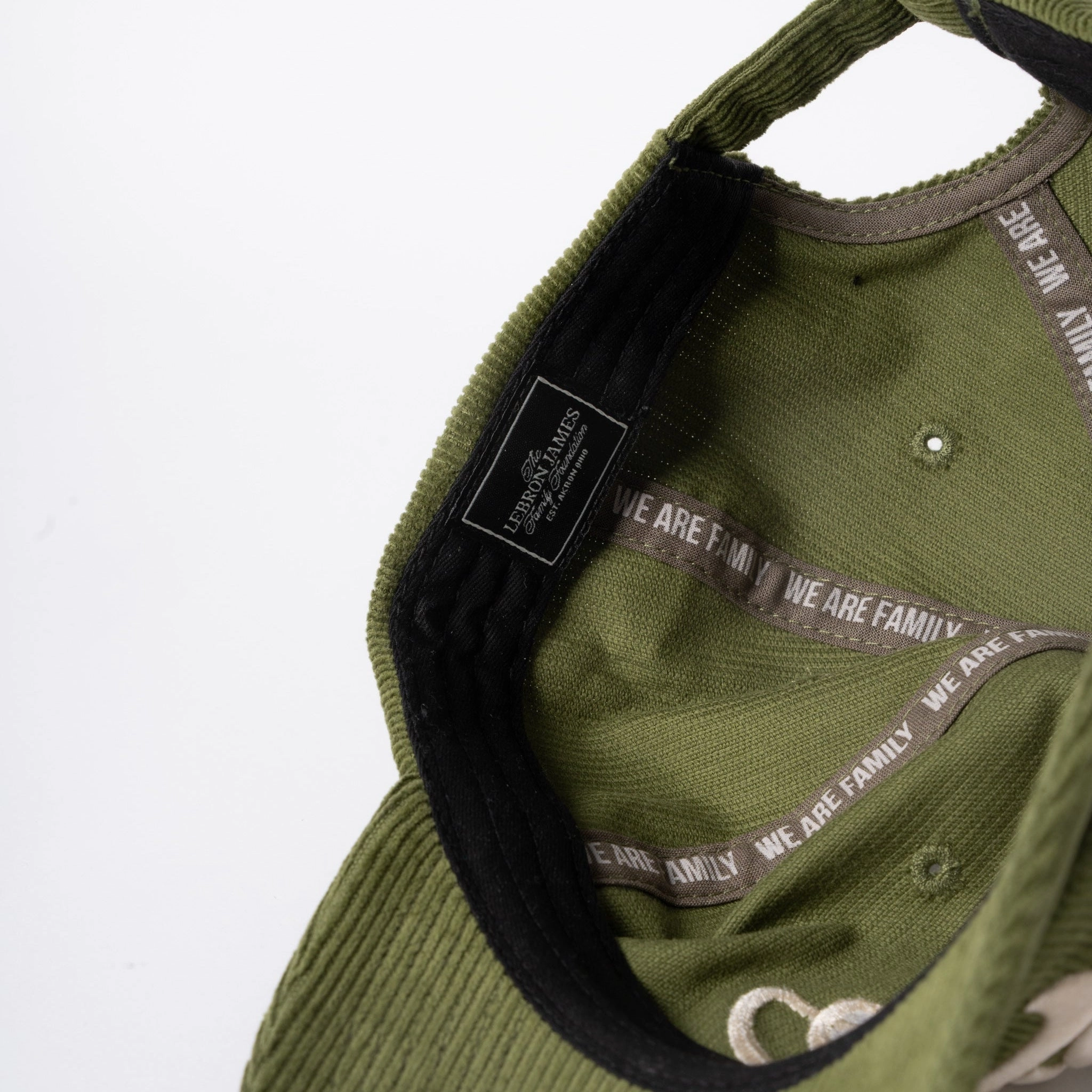 Ohio Script Green Corduroy Cap