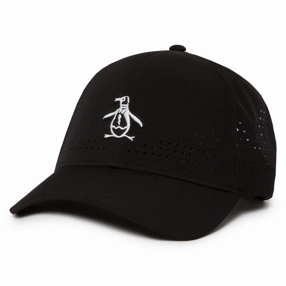 Original Penguin Country Club Perforated Golf Cap Caviar - SS25 Men