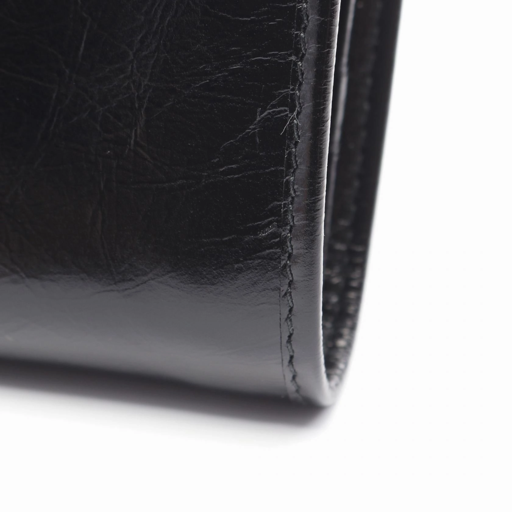 Prada Soft Lux Leather Wallet Black