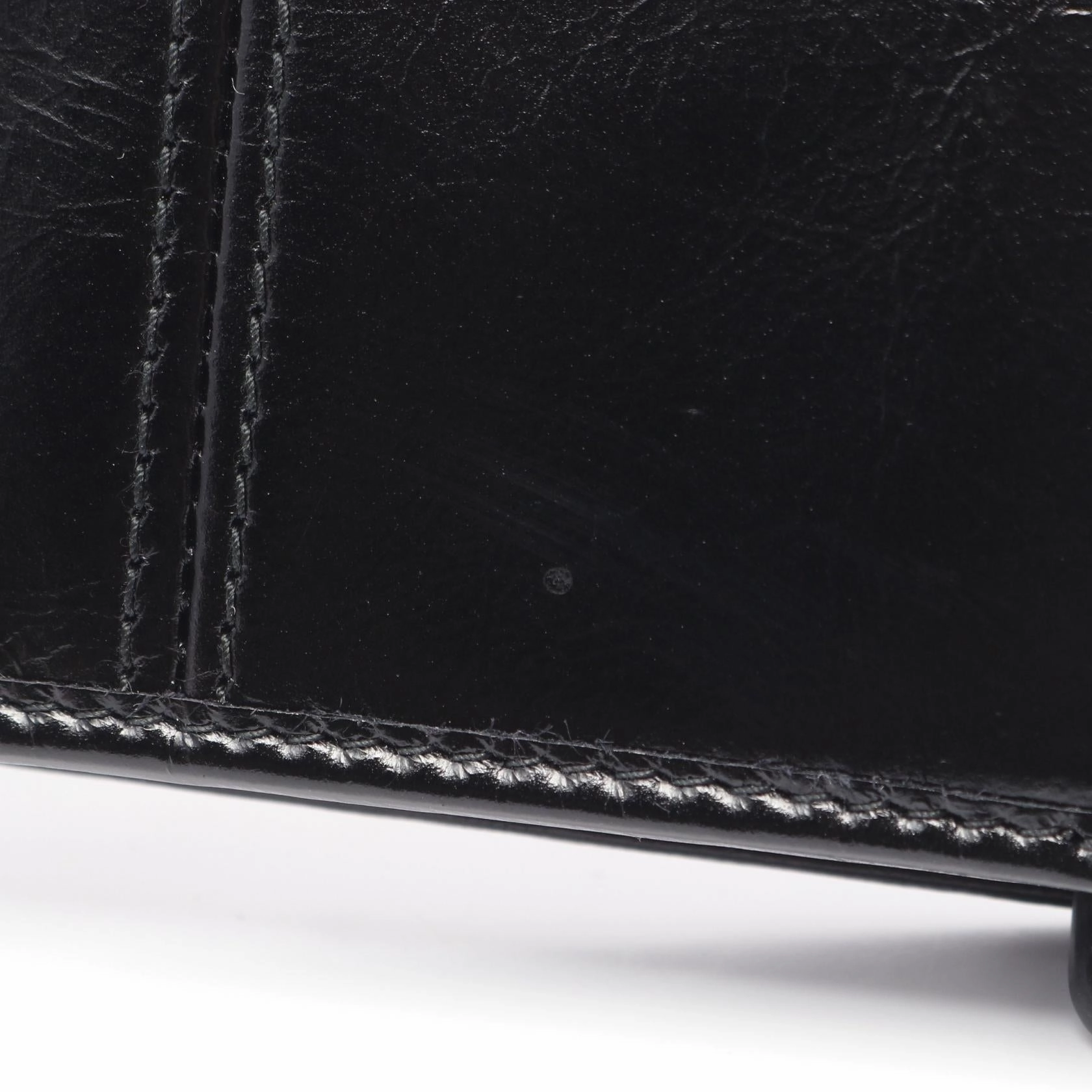 Prada Soft Lux Leather Wallet Black
