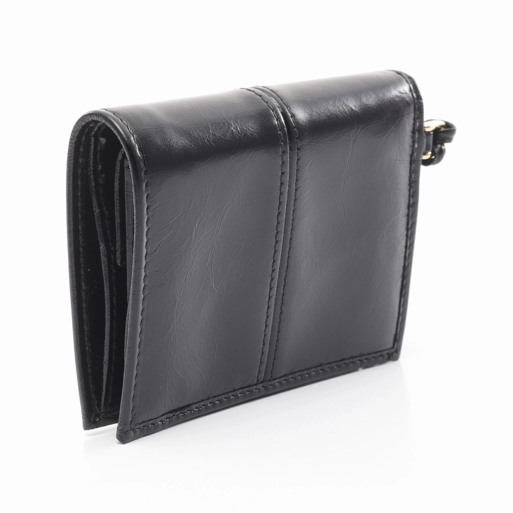 Prada Soft Lux Leather Wallet Black