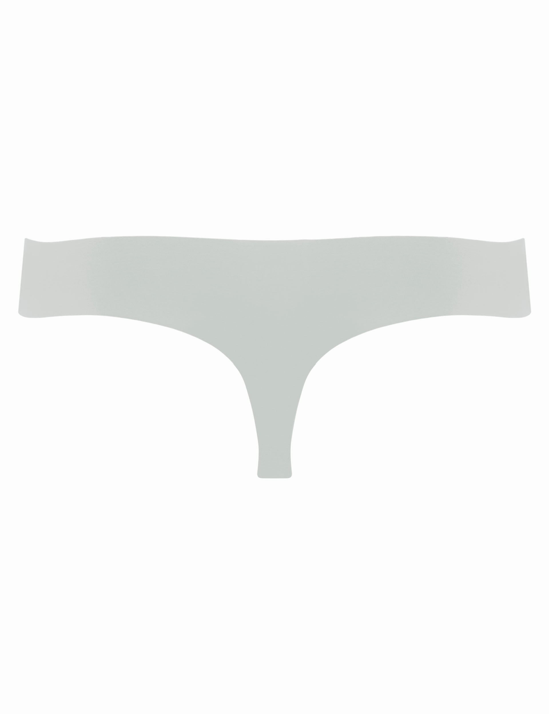 Pure Stretch 3-Pack No Show Thong - Grey Dawn/Hydro Green/Silica Green