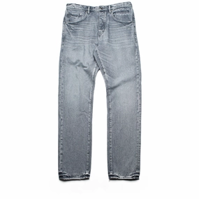 Purple Brand Mid Rise Slim Straight Faded New Jean - Slate Grey