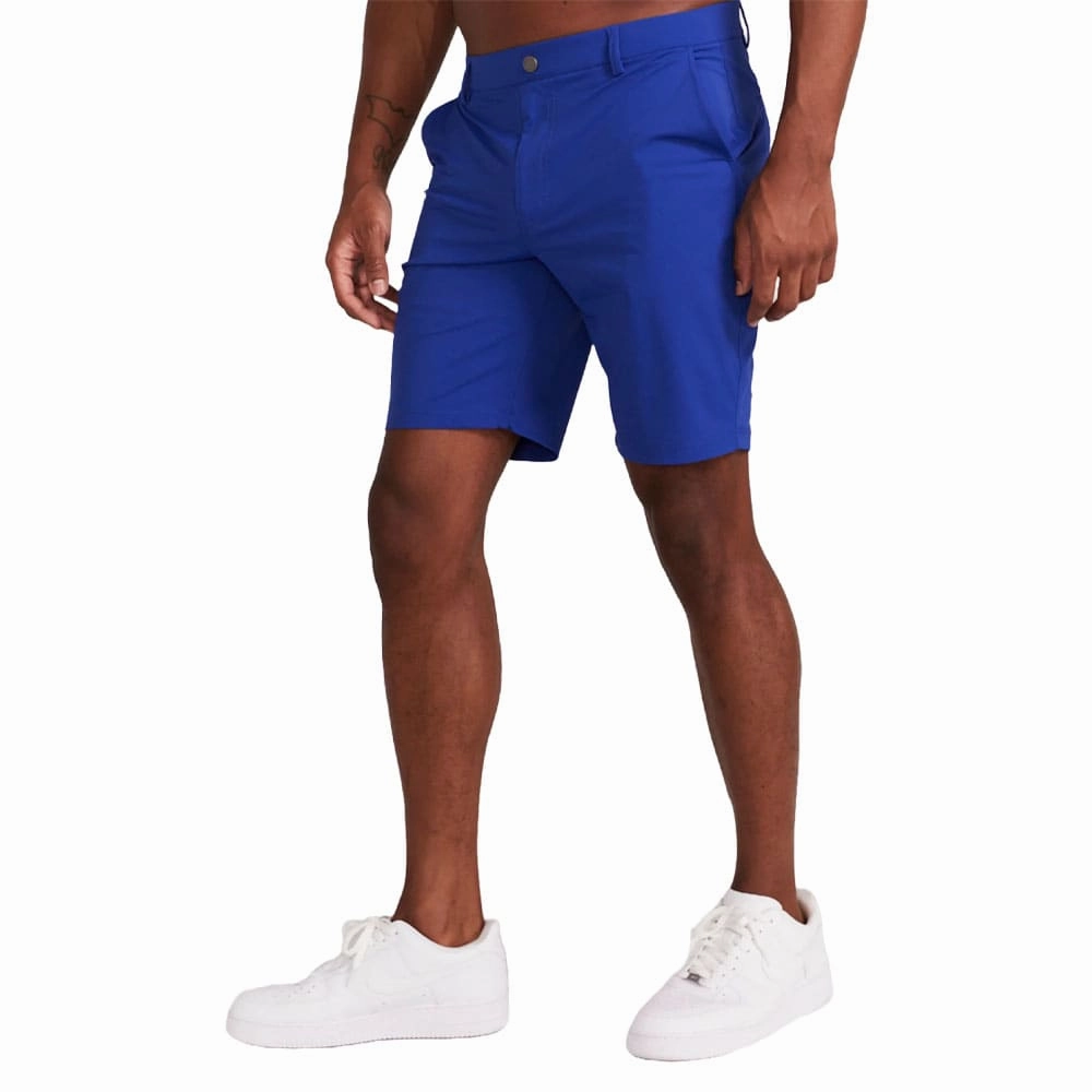 Redvanly Hanover Pull-On 9 Golf Shorts Mazarine Blue - SS24 Men