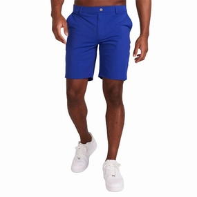 Redvanly Hanover Pull-On 9 Golf Shorts Mazarine Blue - SS24 Men