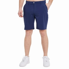 Redvanly Hanover Pull-On 9 Golf Shorts Navy - SS24 Men