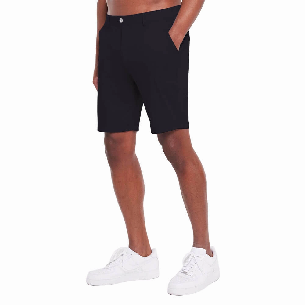 Redvanly Hanover Pull-On 9 Golf Shorts Tuxedo - SS24 Men