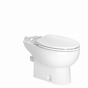 Saniflo 87 Elongated Bowl with Soft Close Seat, White