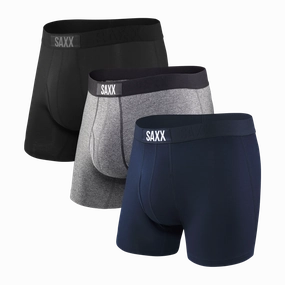 Saxx Mens Ultra 3 Pack Boxer Briefs