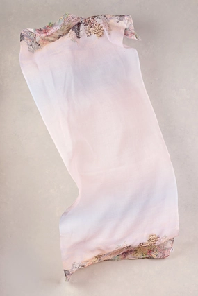 Scenic Sunrise Print Scarf - Multi