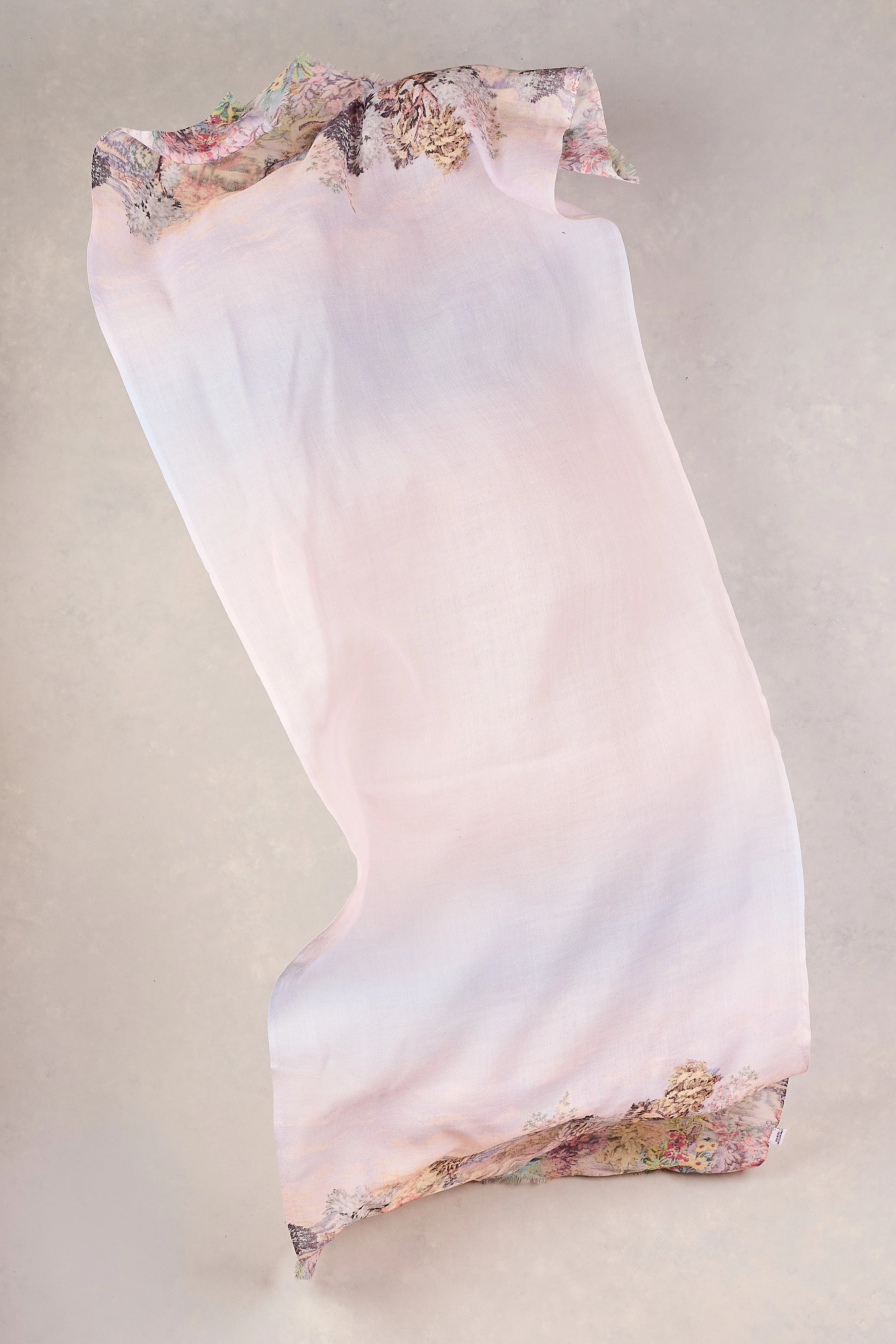 Scenic Sunrise Print Scarf - Multi