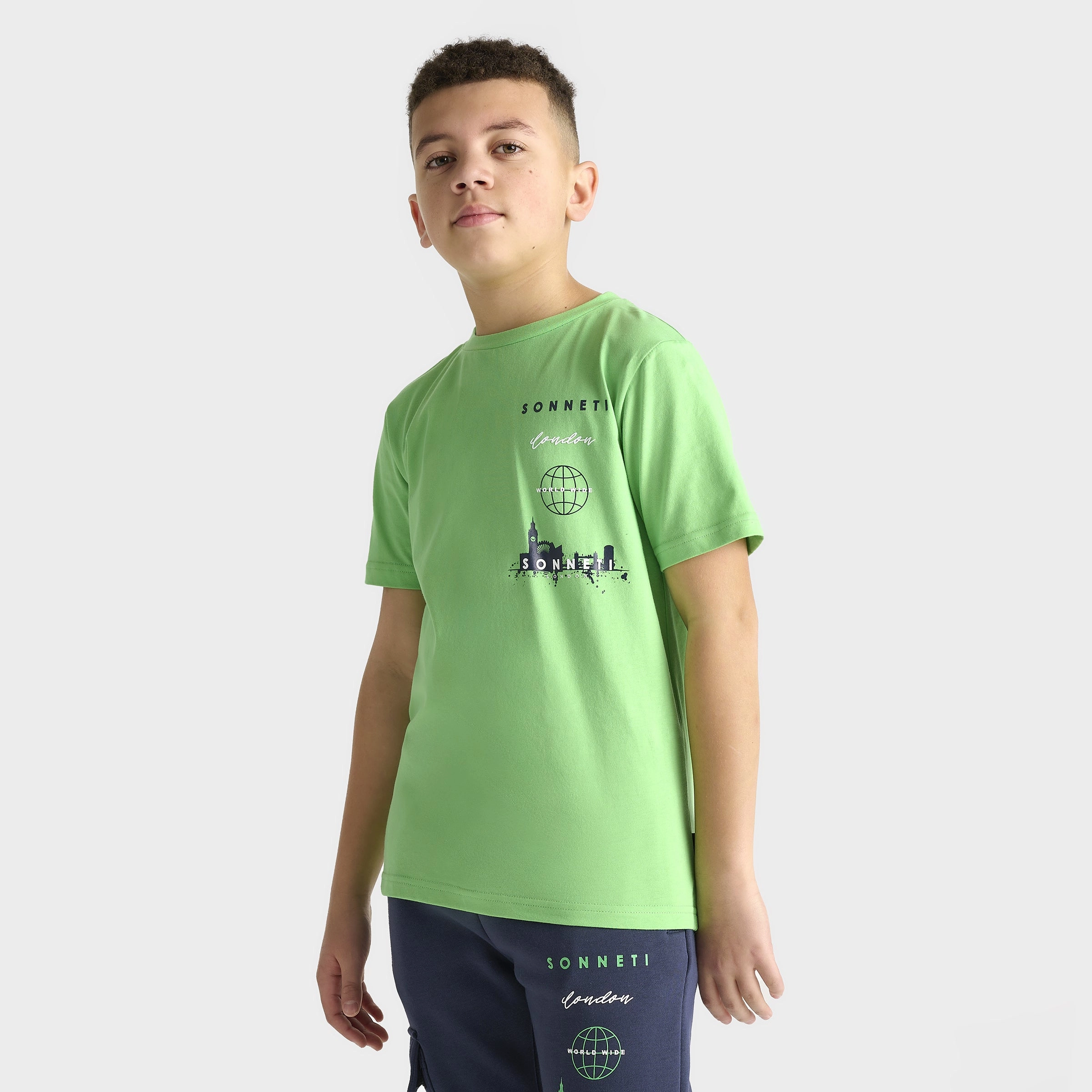 Sonneti Juniors' Stack Tee / Green