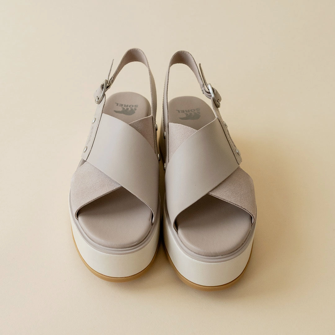 Sorel Dayspring Crisscross Sandal-Crushed Clay/Chalk