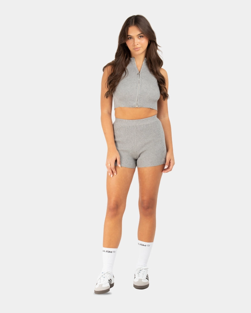 SSS REALISM ACHELON KNIT SHORTS GREY
