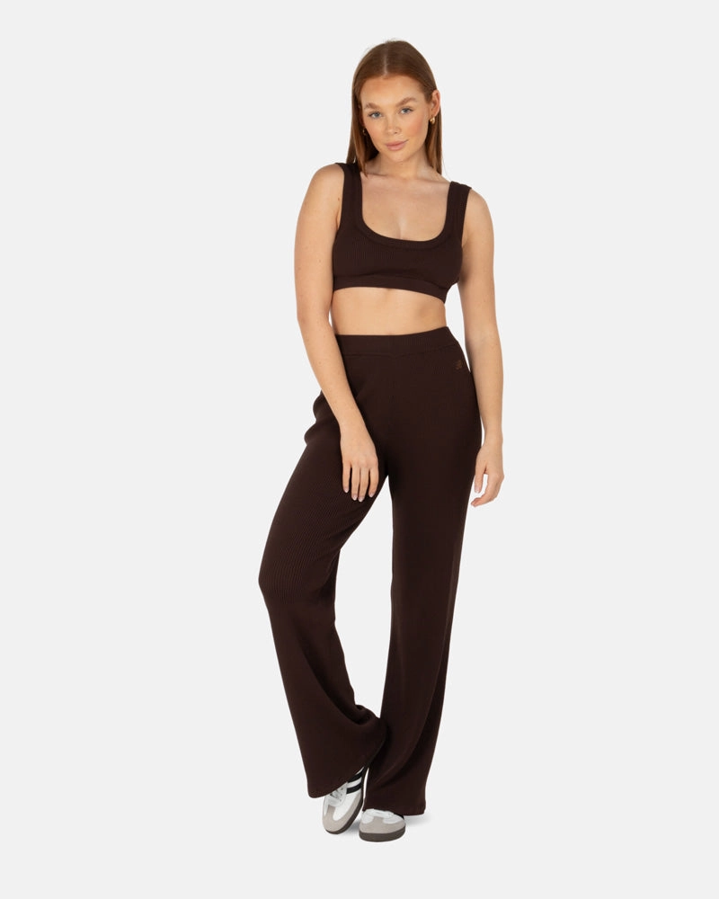 SSS REALISM MADISON SCOOP CROP TANK MOCHA