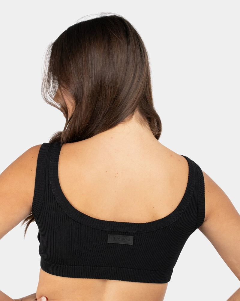 SSS REALISM MAISON RIB TANK BLACK