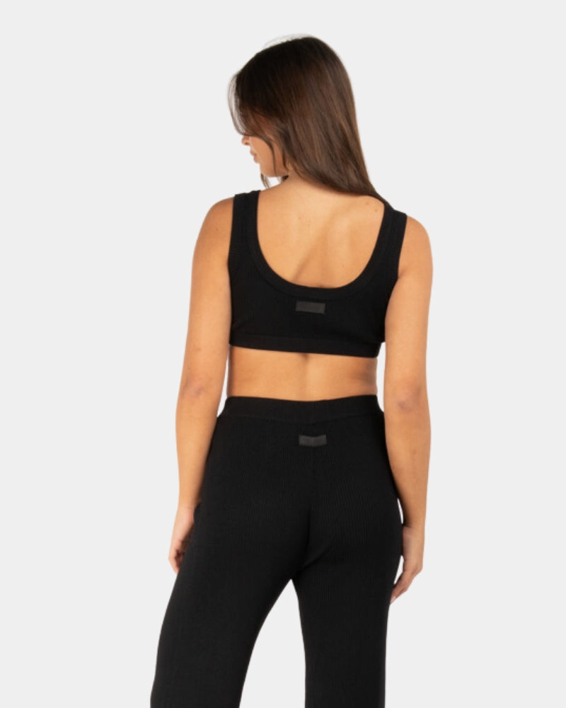 SSS REALISM MAISON RIB TANK BLACK