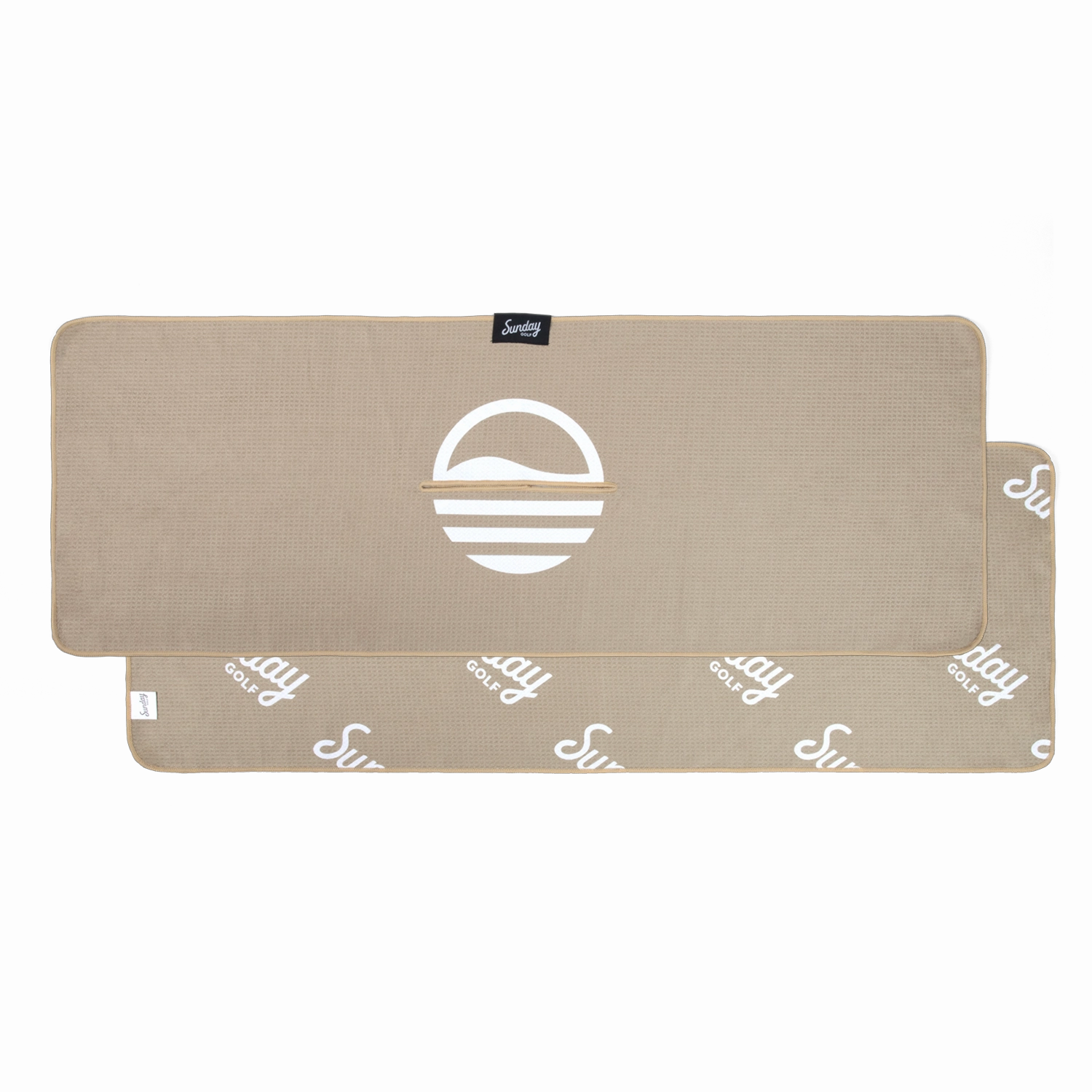 Sunday Golf Classic Golf Towel | Toasted Almond