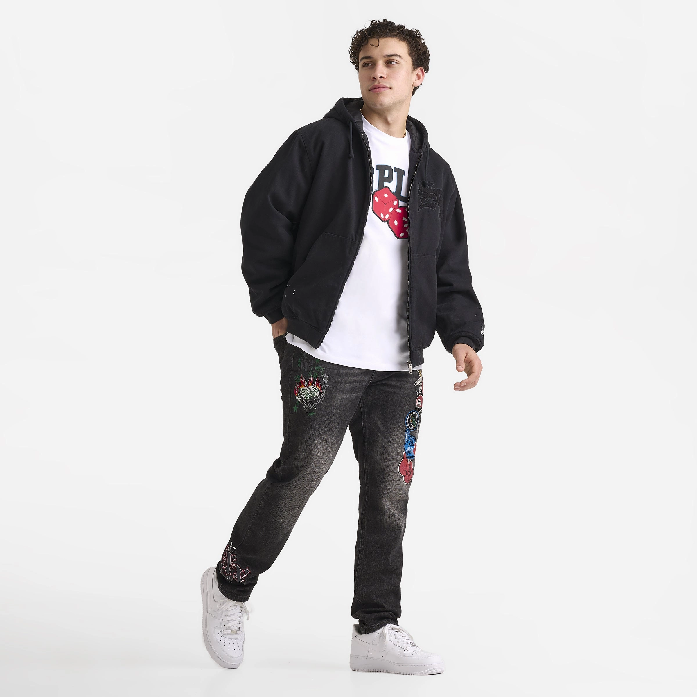 Supply & Demand Cayman Straight Jeans / Black