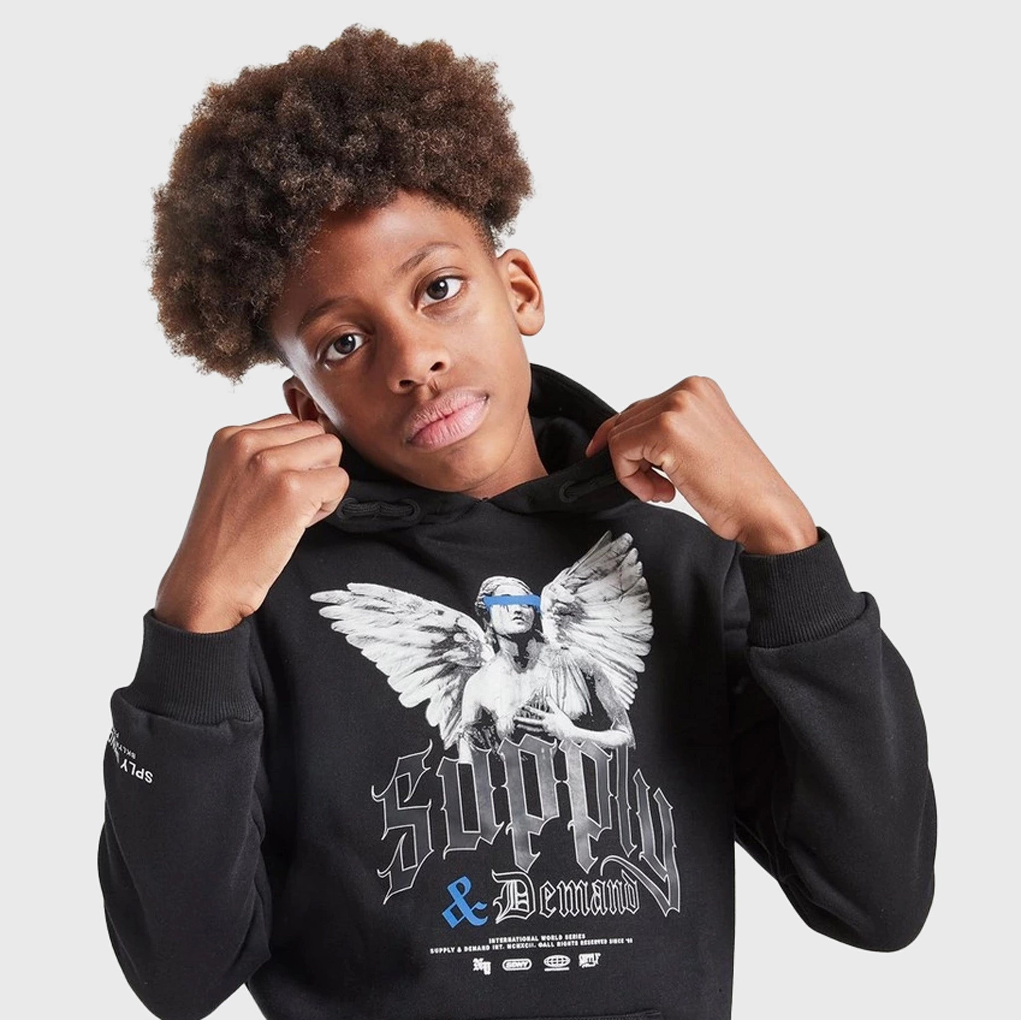 Supply & Demand Junior Boys Argon Hoodie / Black