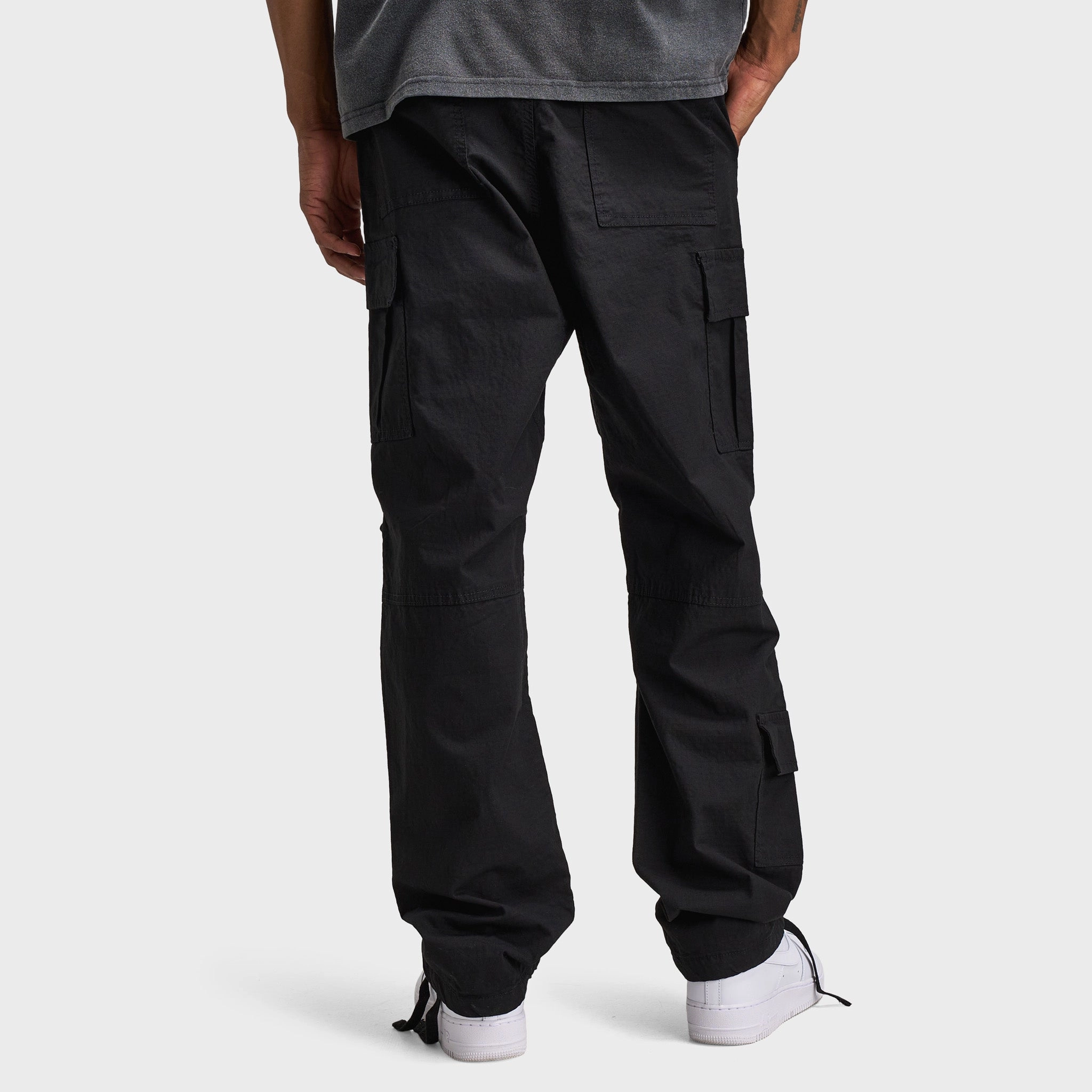 Supply & Demand Strap Cargo Pants / Black