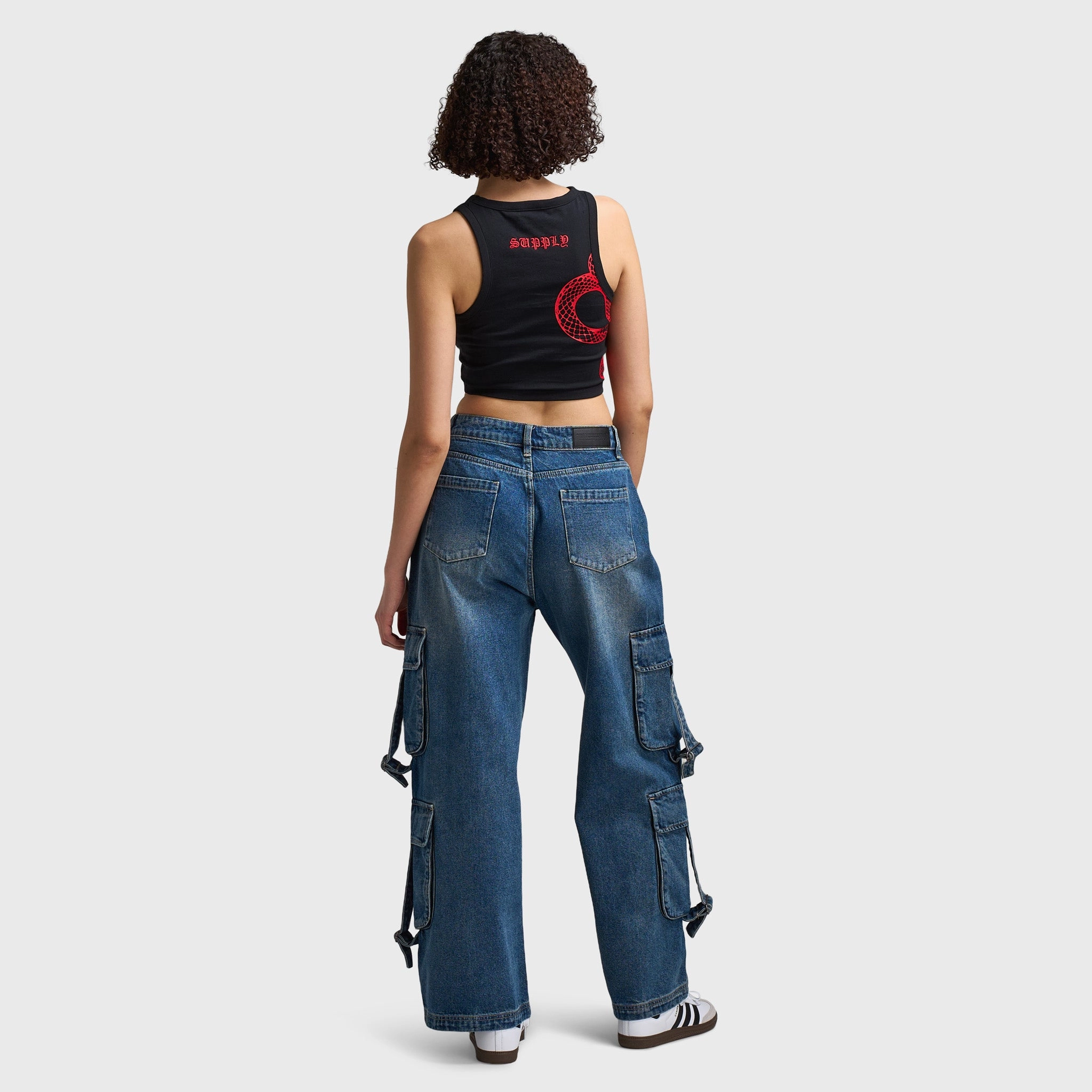 Supply & Demand Women's Snake Tank Top / Black