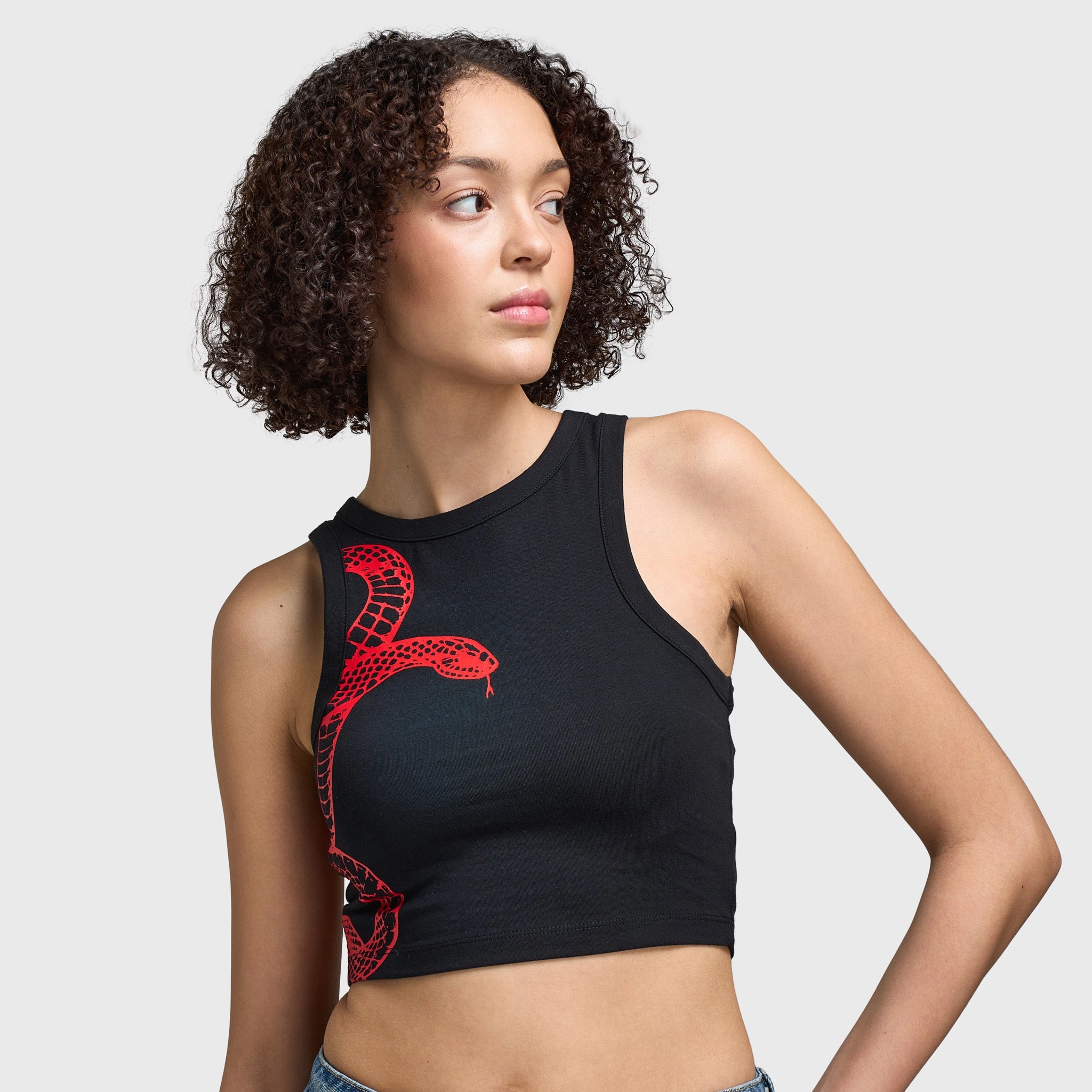 Supply & Demand Women's Snake Tank Top / Black