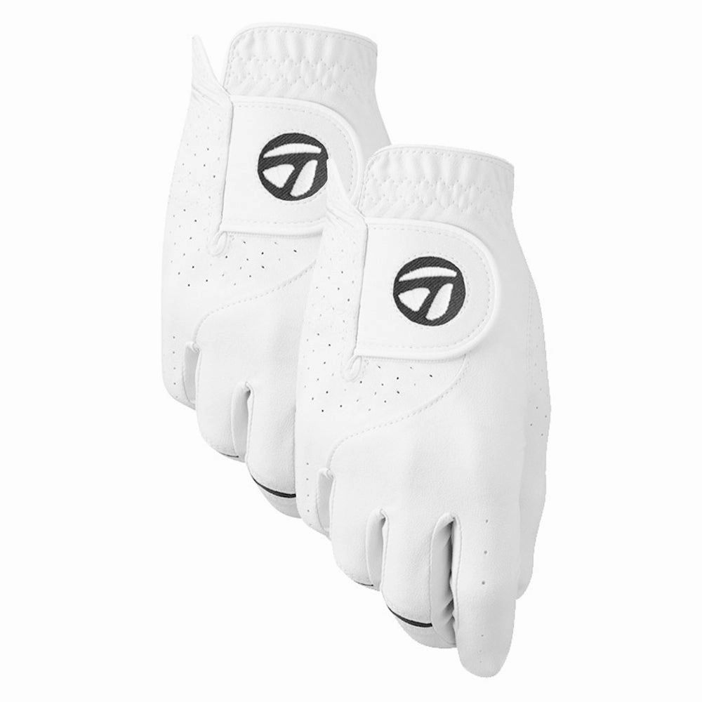 TaylorMade Stratus Tech 2-Pack Golf Glove White - 23 Men