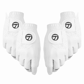 TaylorMade Stratus Tech 2-Pack Golf Glove White - 23 Men