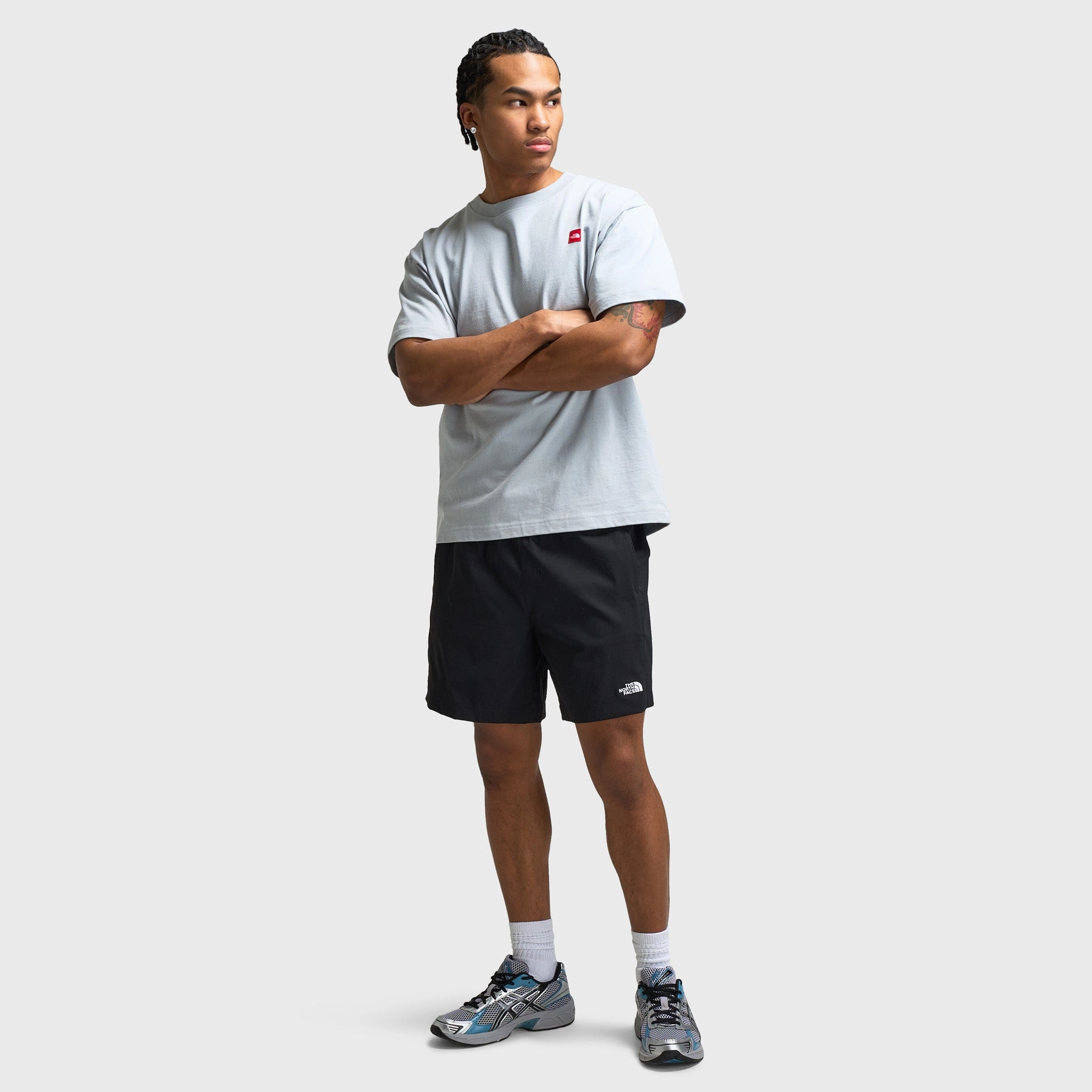 The North Face Class V Pathfinder Belted 7 Shorts / TNF Black