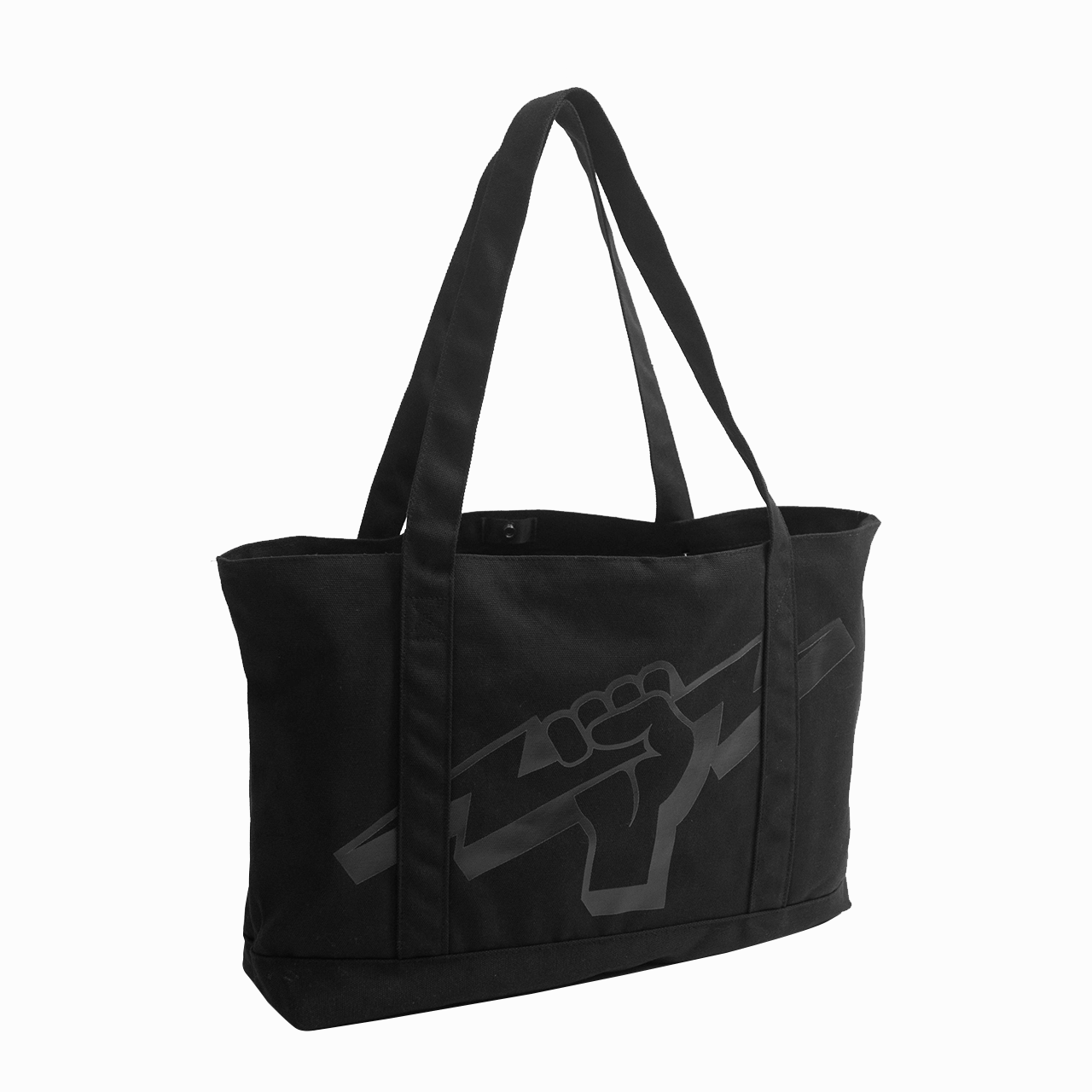 Titan Fist Logo Tote Bag - Monotone Black
