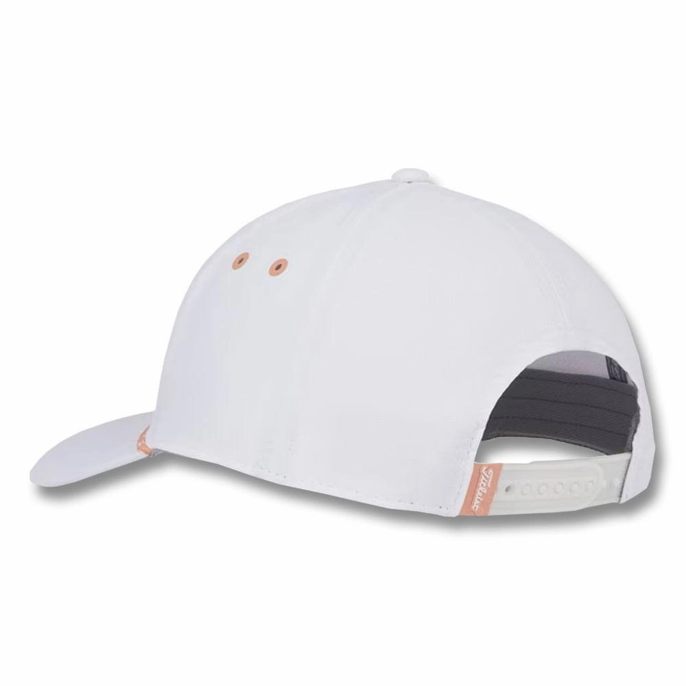 Titleist Boardwalk Rope Golf Cap White/Peach - 23 Women
