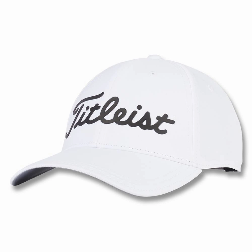 Titleist Players Performance Ball Marker Golf Cap White/Black - 24 Men
